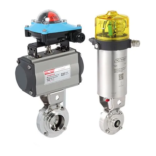 Hygienic butterfly valve