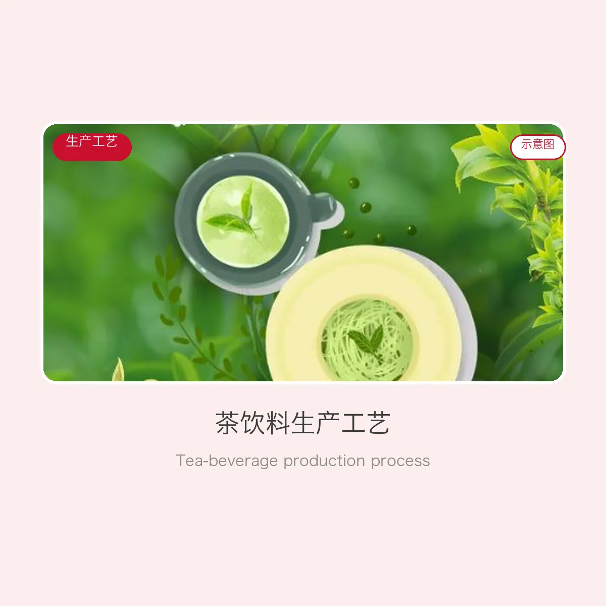 Tea-beverage production process