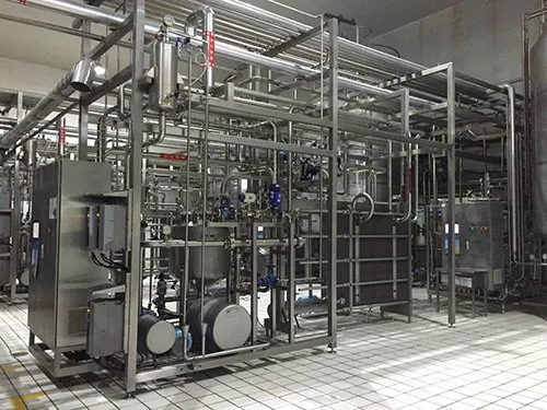 Long-shelf-life yoghurt sterilisation system